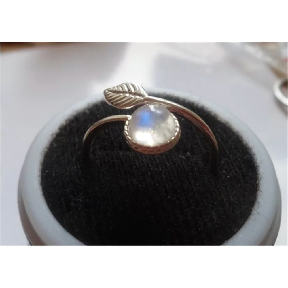 Silver Journey Moonstone Ring